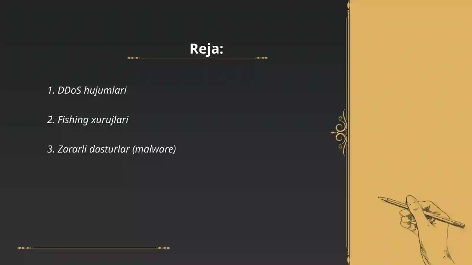 Kampyuterga qilingan kibir hujumlar 2