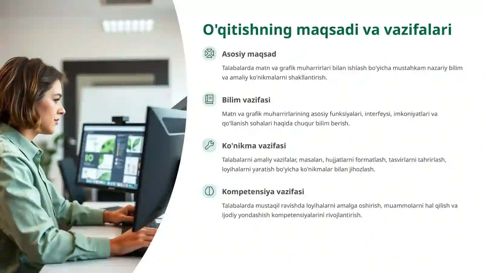 MatnvaGrafikmuharrirlari bo'liminio'qitishmetodikasi 2