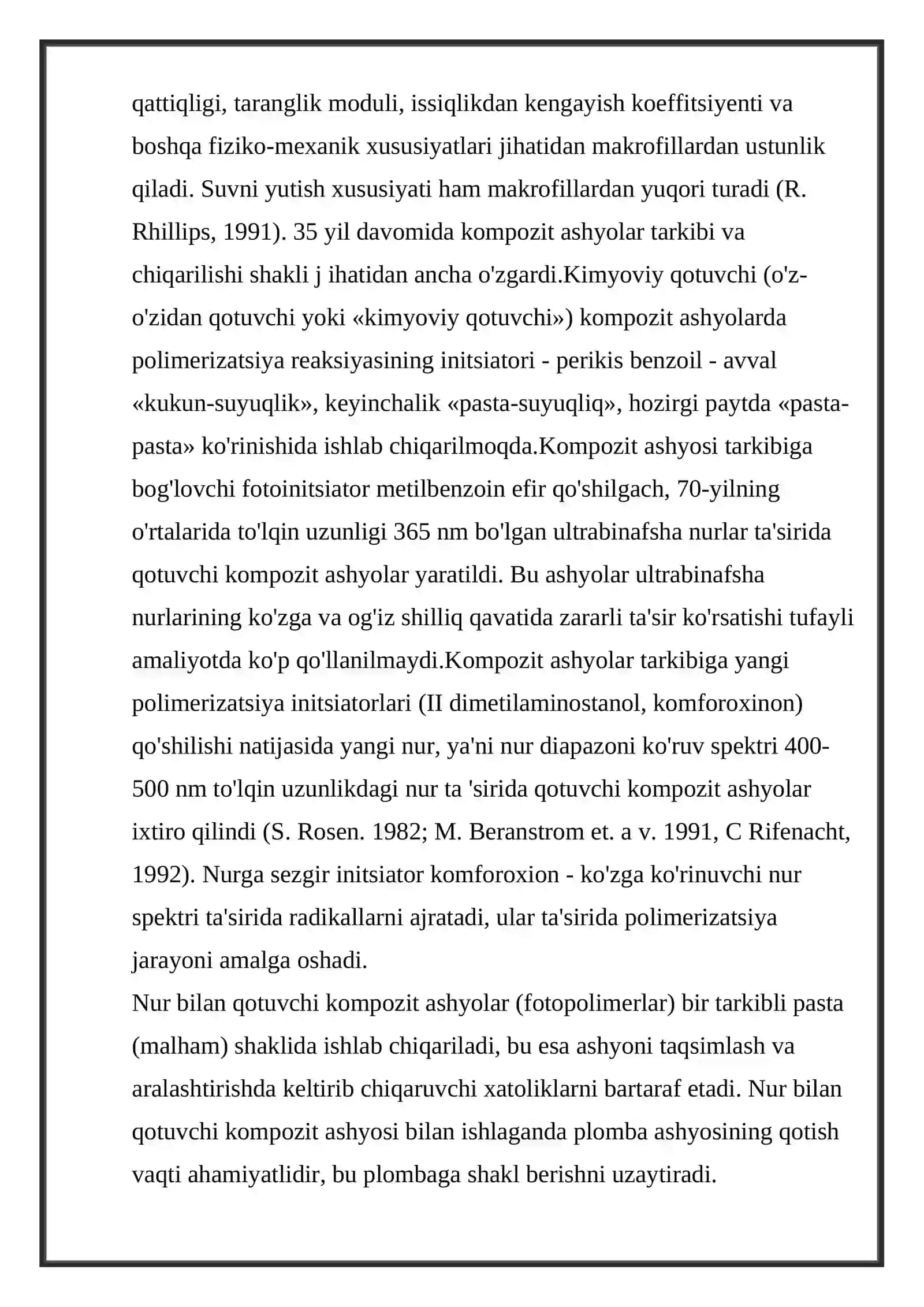 To‘ldirgichli polimer plomba ashyolarining tasnifi 2