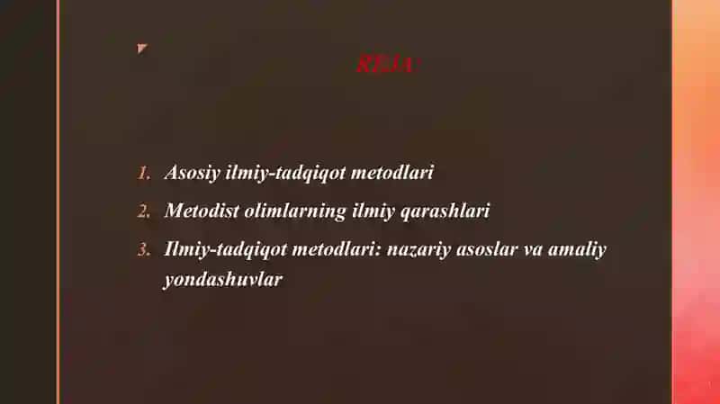 ONA TILI O'QITISH METODIKASINING ILMIY-TADQIQOT METODLARI HAQIDA METODIST OLIMLARNING ILMIY QARASHLARI TAHLILI 2