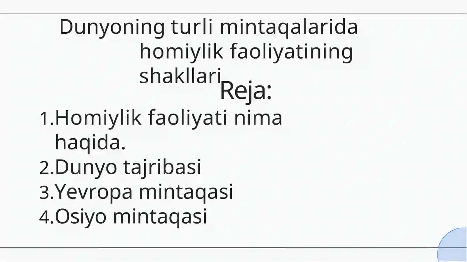 Atakulova Umidaning IJTIMOIY ISHGA KIRISH FANIDAN TAYORLAGAN SLAYDI 2
