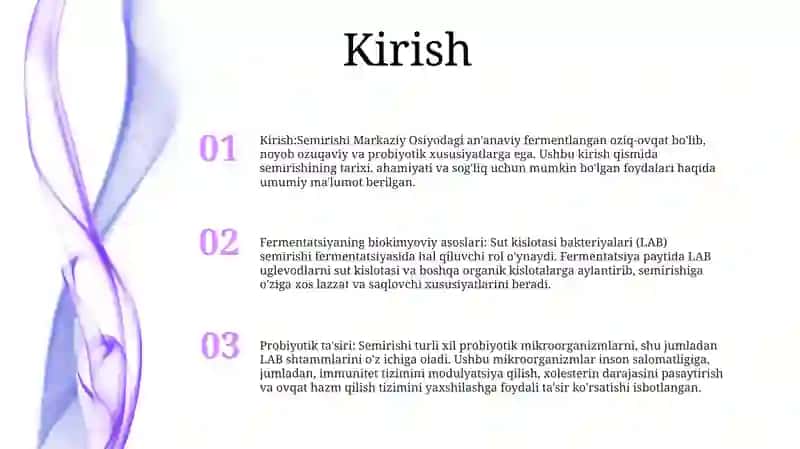 Semirishning Biokimyoviy Asoslari 2