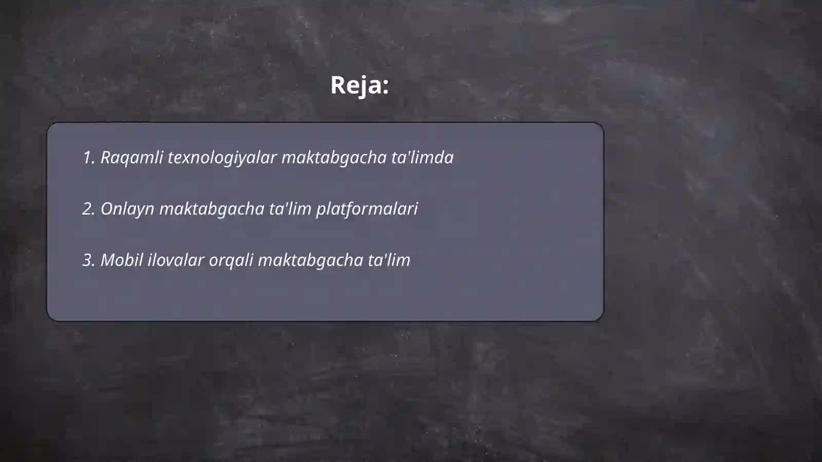 Maktabgacha ta'limga oid Internet yangiliklari 2