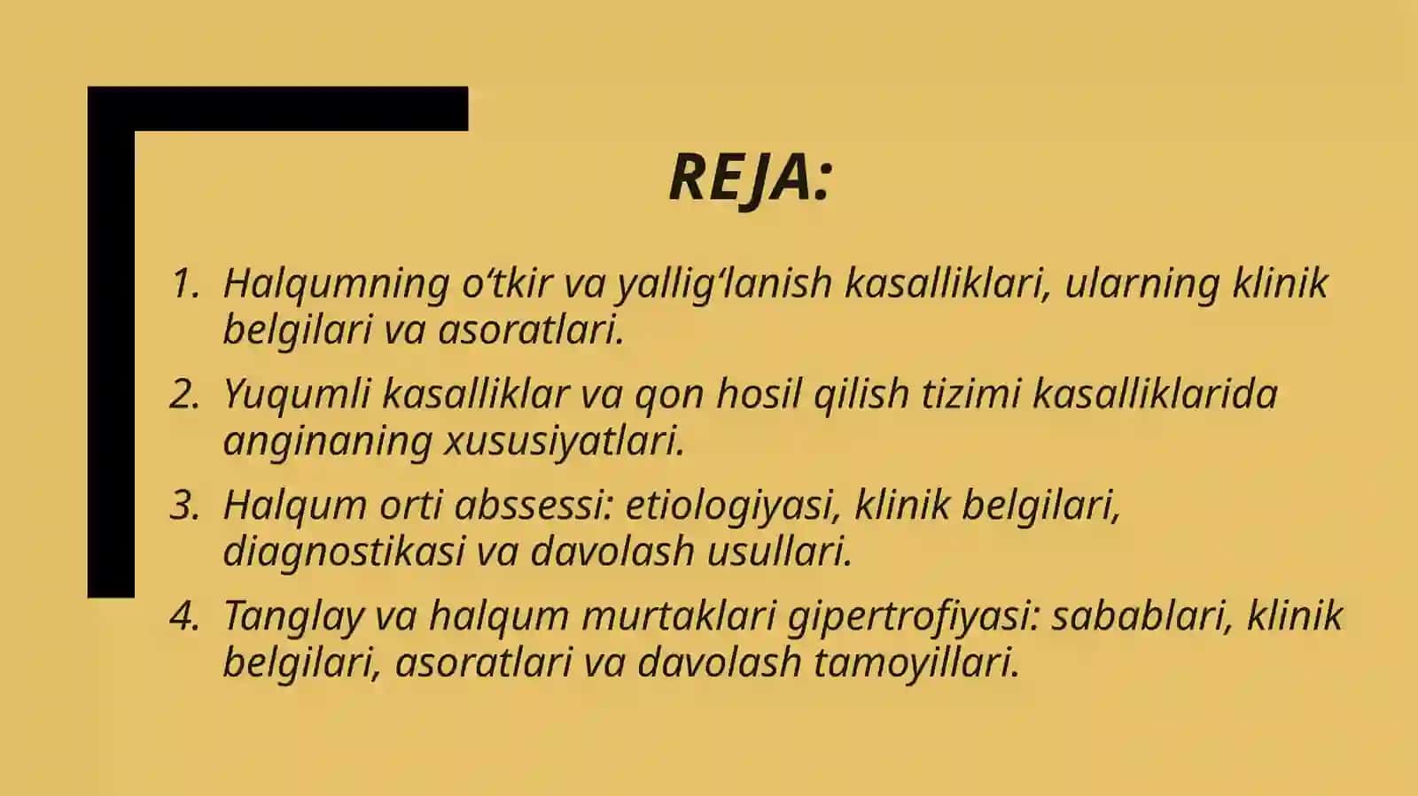 Halqumning patologiyalari 2