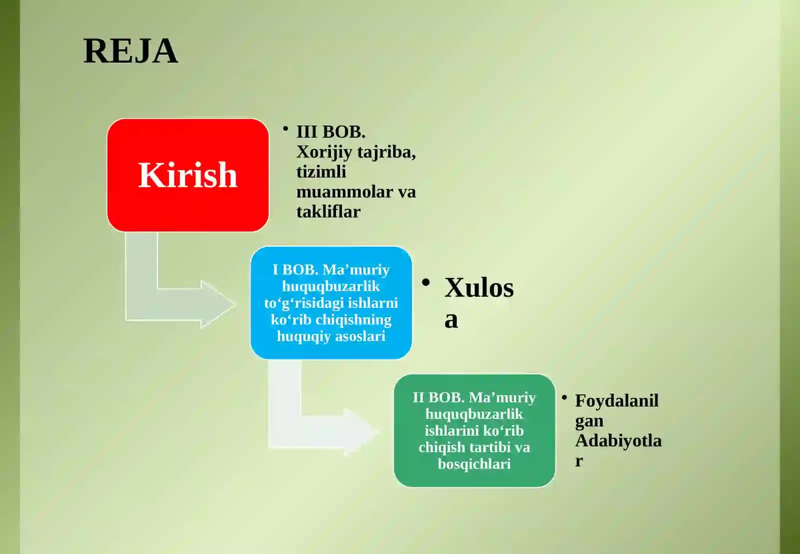 Ma’muriy huquqbuzarlik to’g’risidagi ishlarni ko’rib chiqish 2