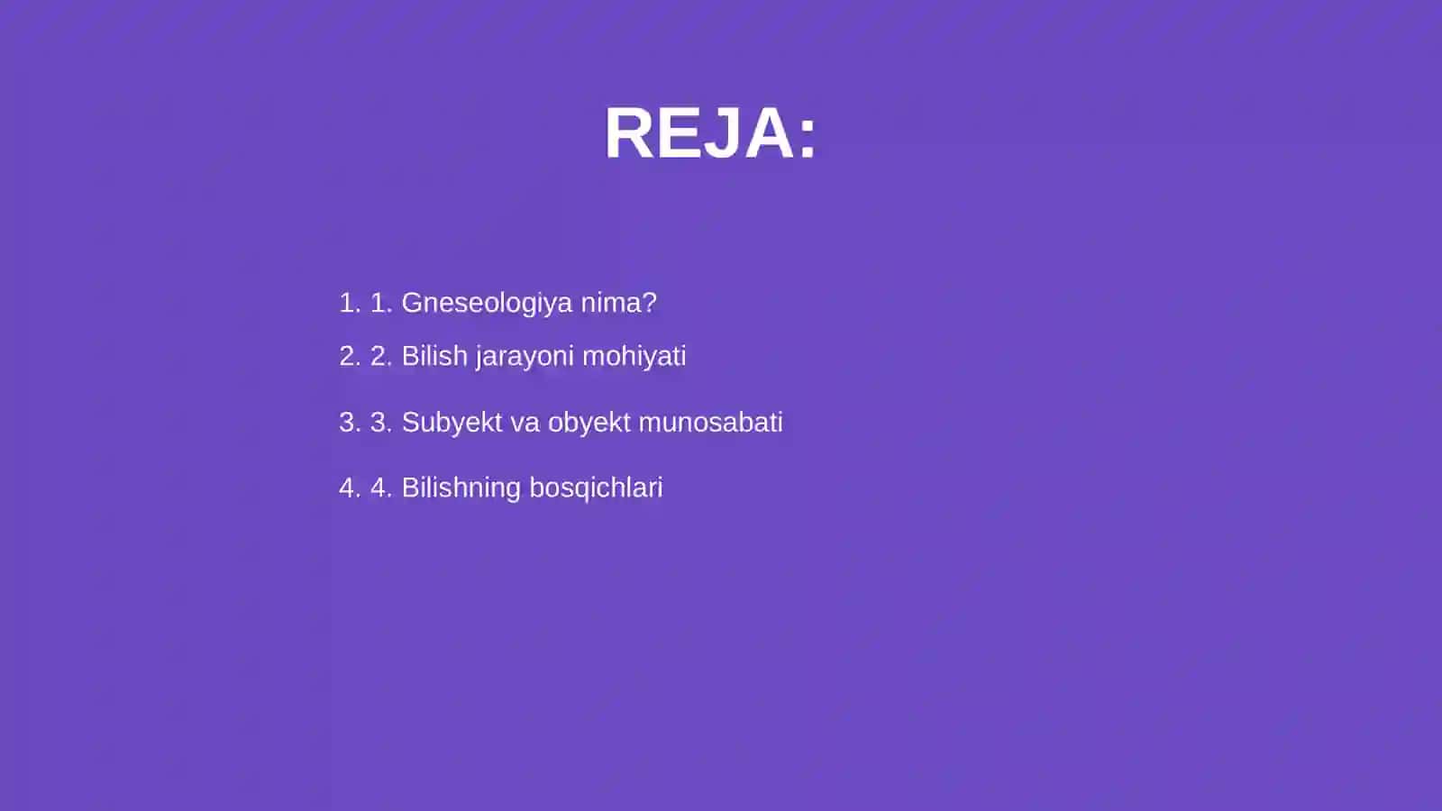 Gneseologiya bilish haqidagi fan 2