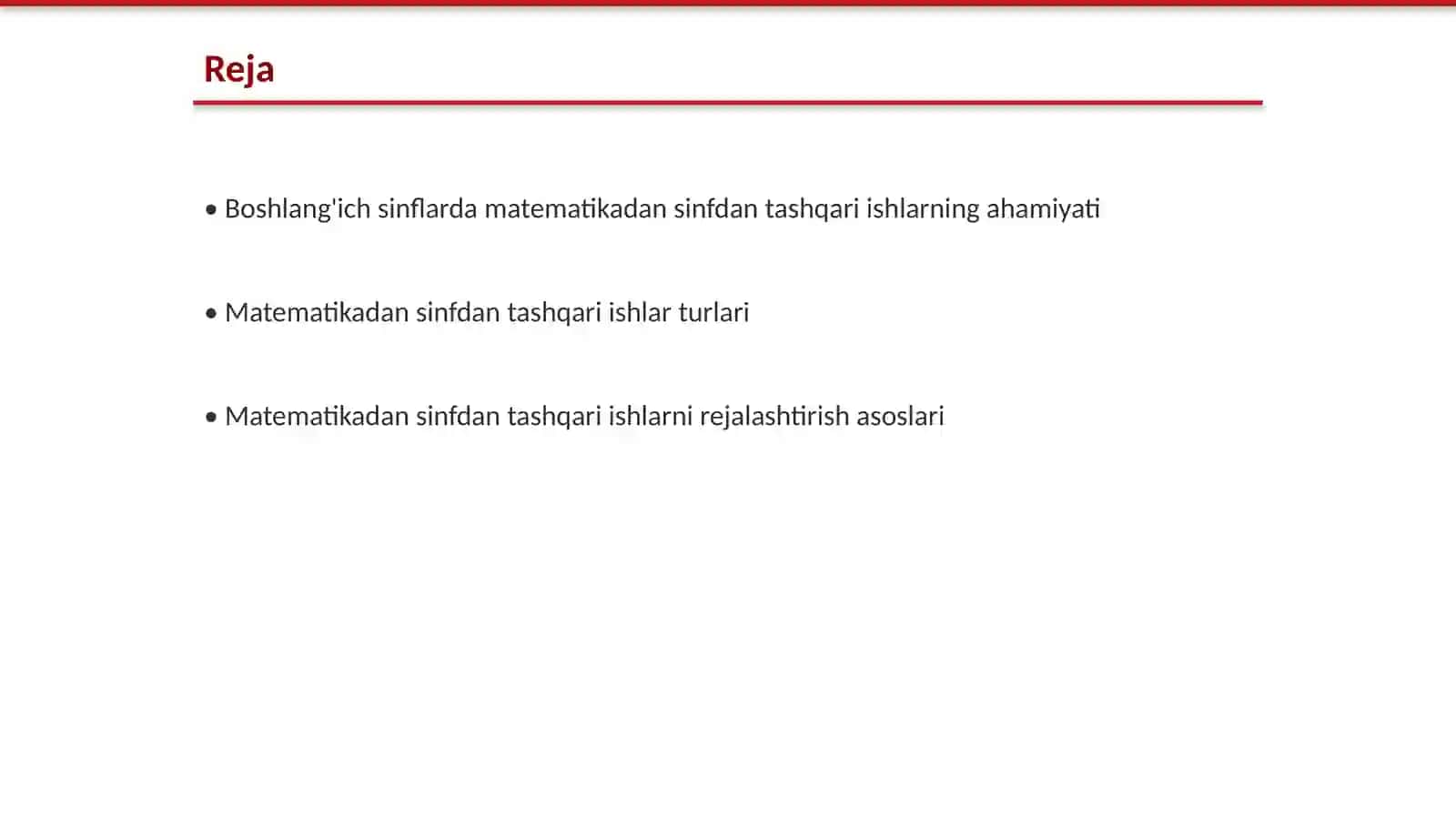 Boshlang'ich sinflarda matematikadan sinfdan tashqari ishlarni tashkil etishning maqsad va vazifalar 2