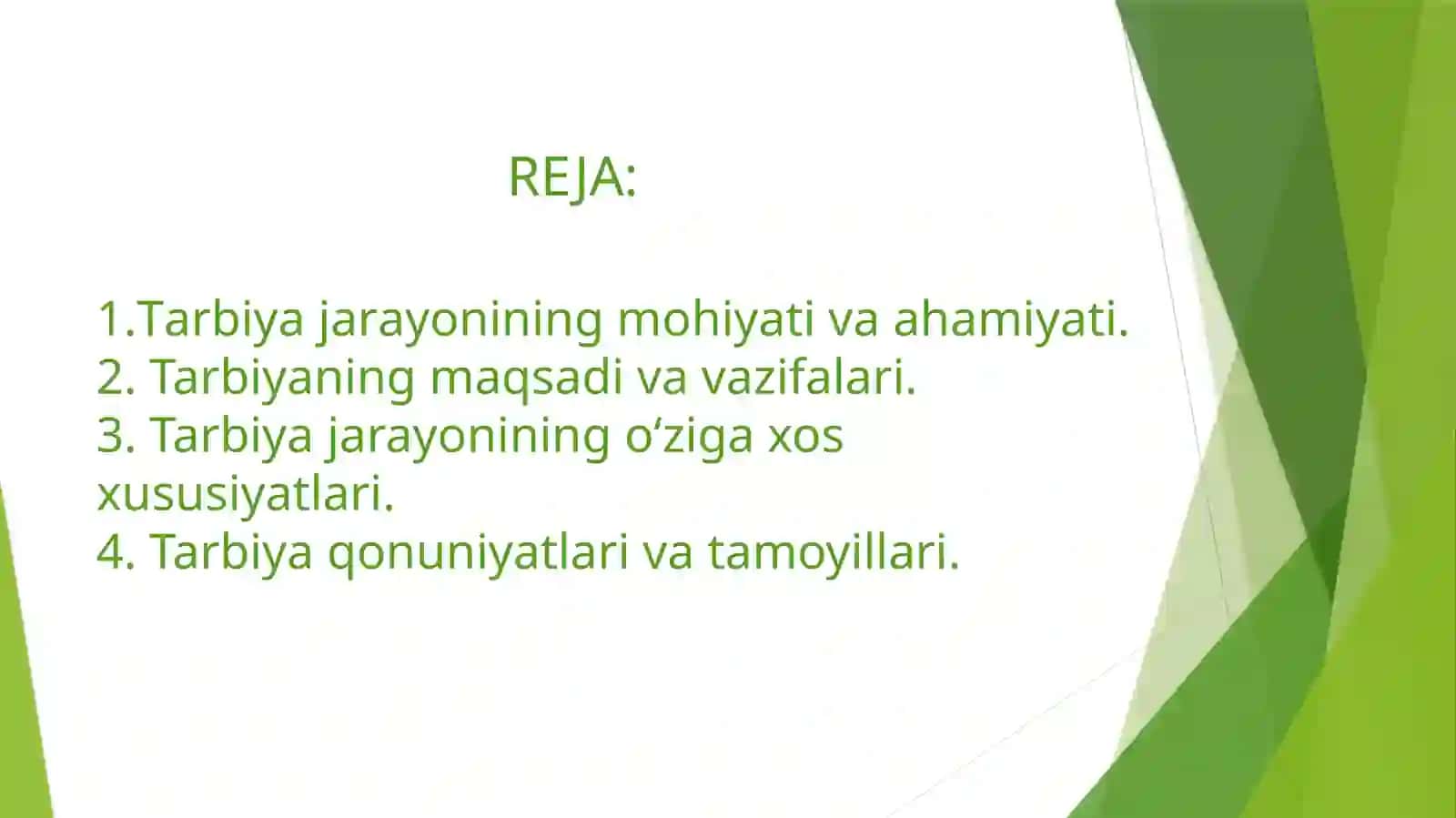 Pedagogik jarayon dasturiyaning mazmuni 2