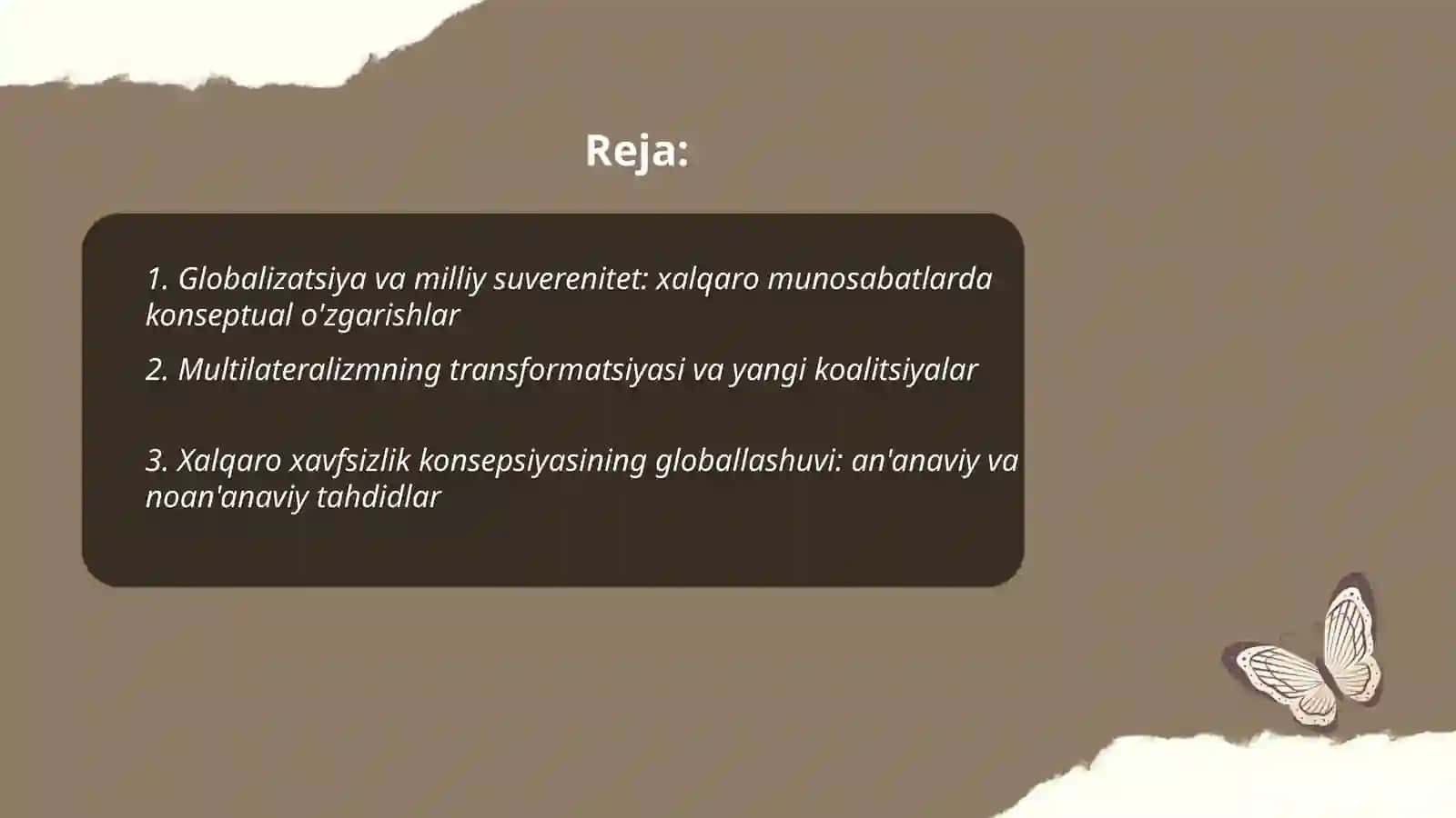 Globalizatsiya sharoitida xalqaro munosabatlar konsepsiyalarining transformatsiyasi 2