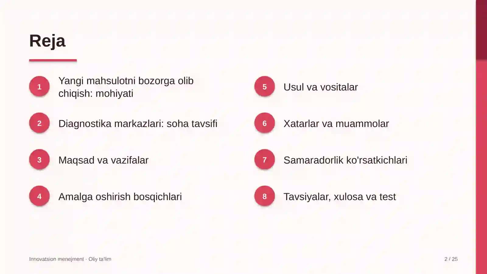 diagnostika markazlarida yangi mahsulotni bozorga olib chiqish 1775 2