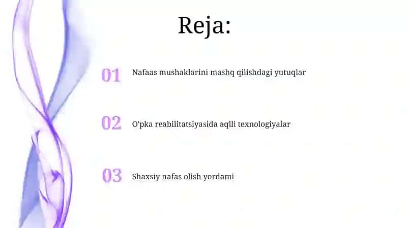 Oʻpka reabilitatsiyasi: Hozirgi eng yaxshi amaliyotlar 2