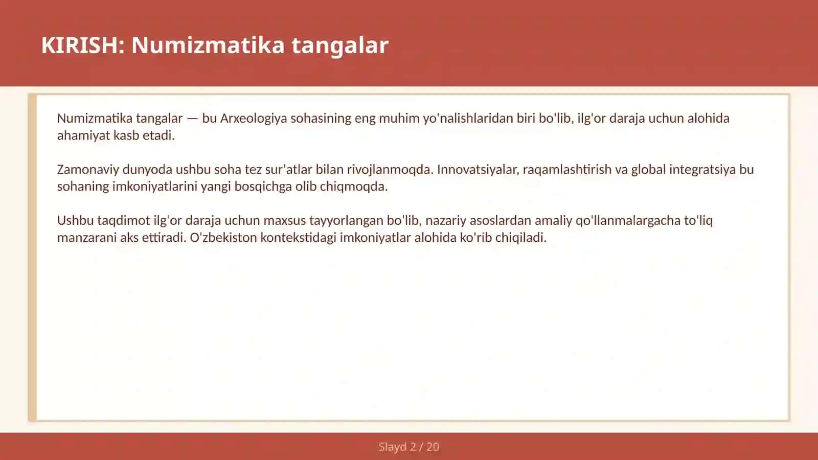 Numizmatika tangalar 2