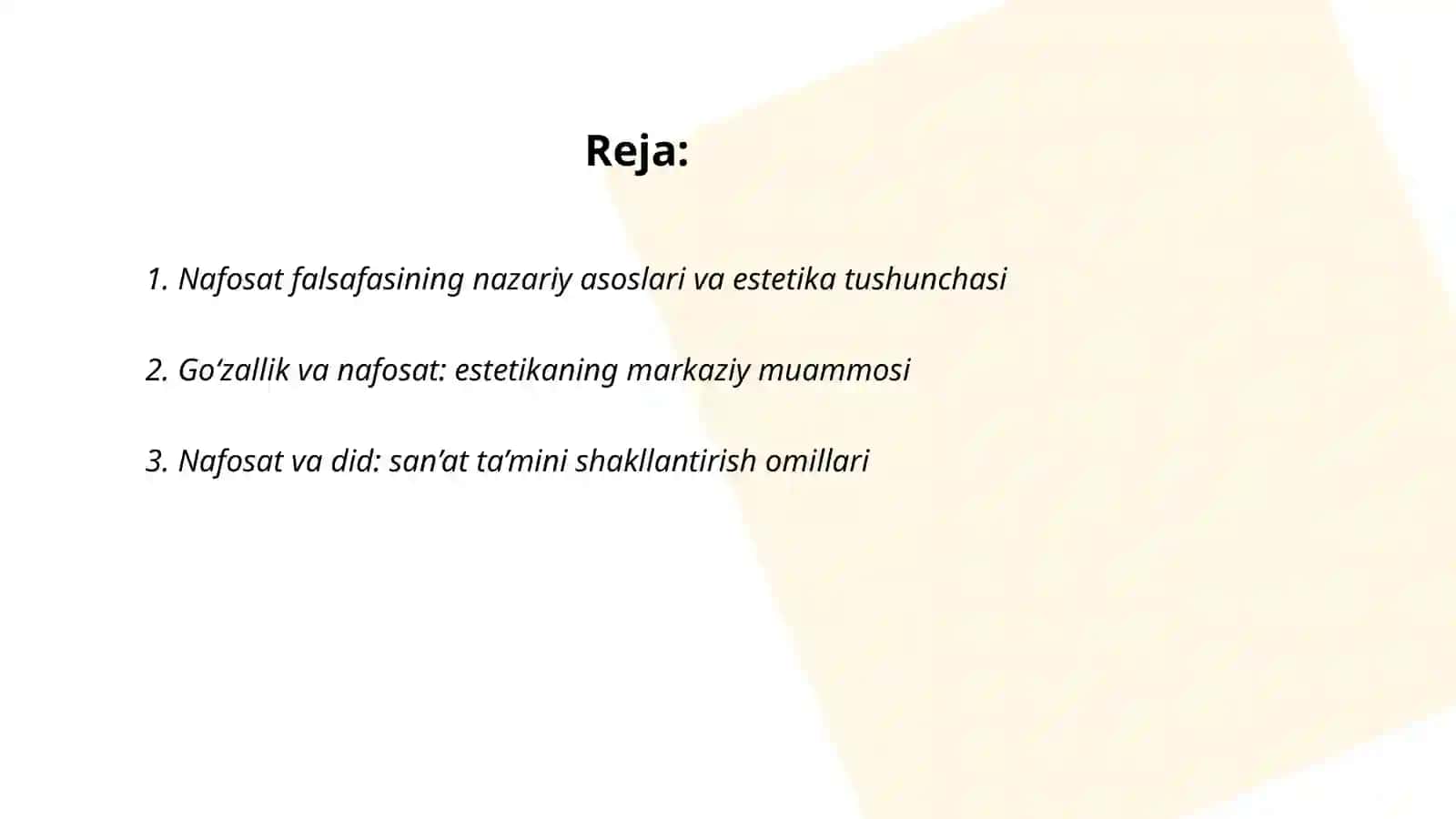 Nafosat falsafasi 2