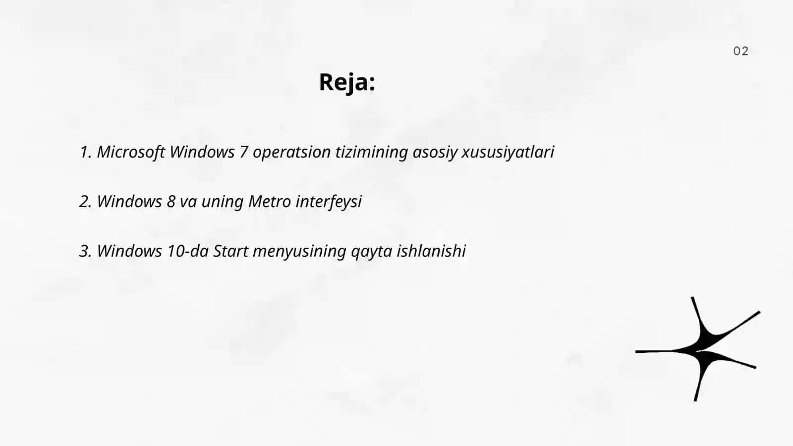 Microsoft Windows 7,8,10 operatsion tizimlari 2