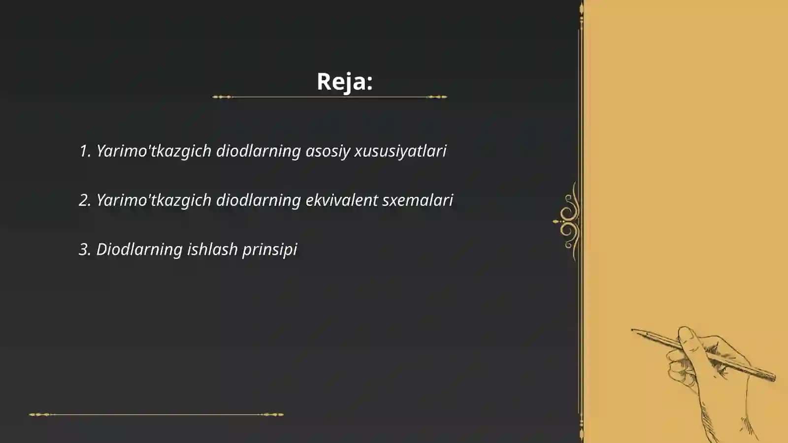 Yarim O‘tkazgich Diodlarning Ekvivalent Sxemalari 2