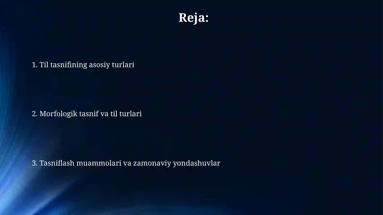 Til Tipologiyasi 2