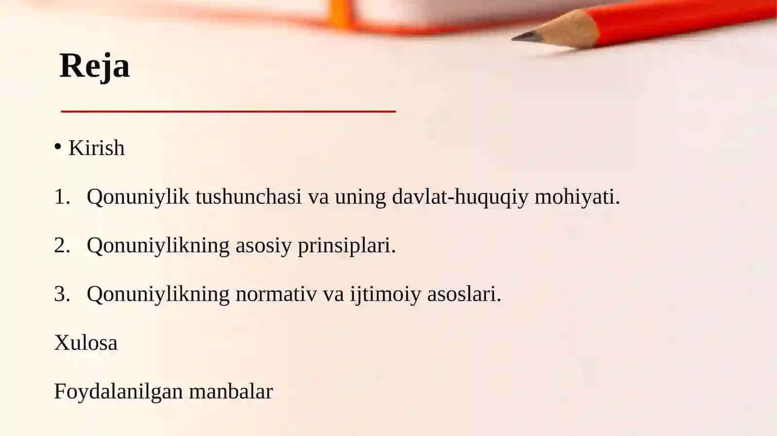 Qonuniylik tushunchasi, prinsiplari va normativi 2