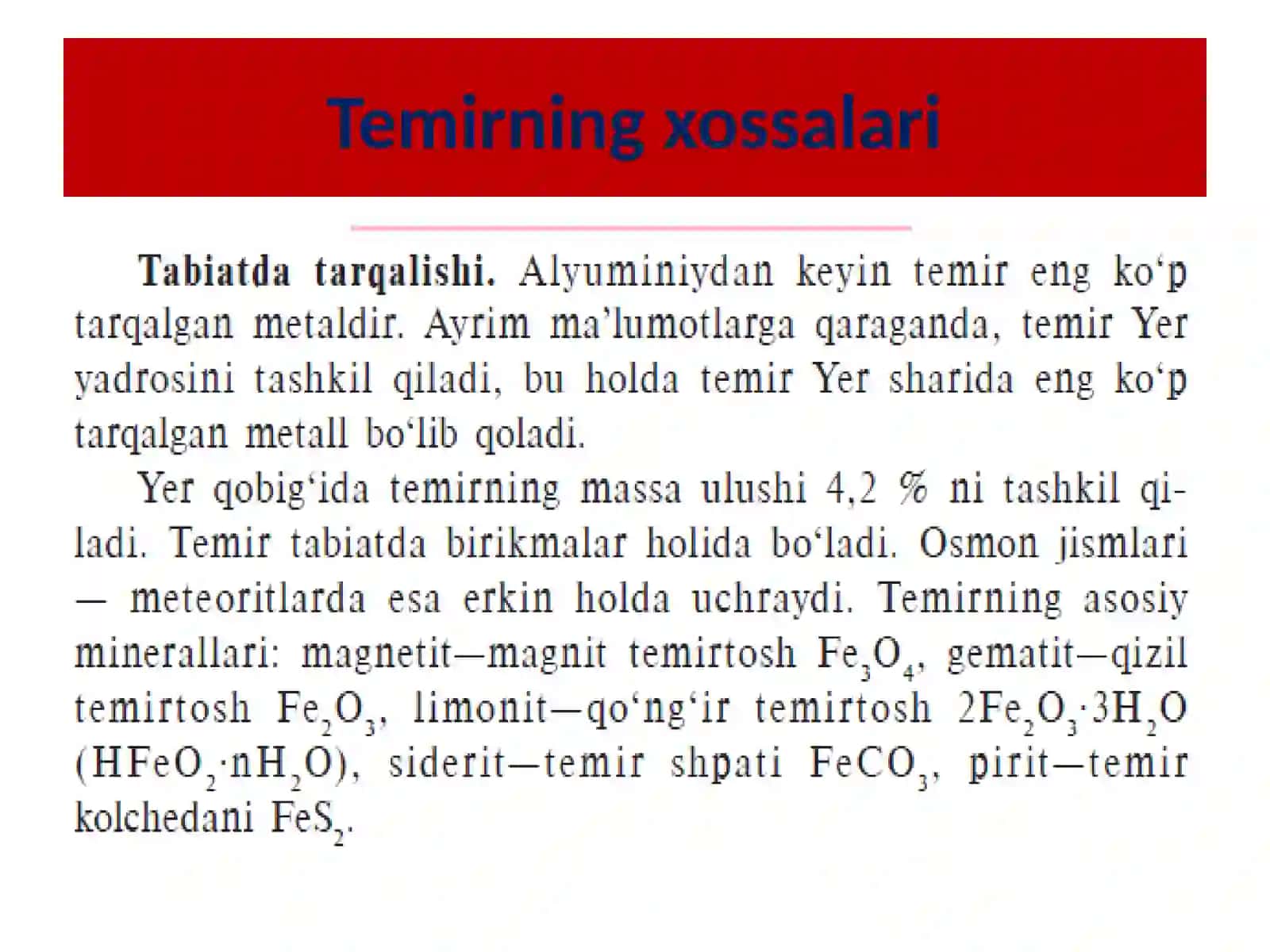 Temirning sifat reaksiyalari 2