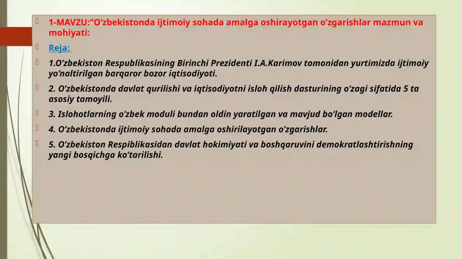 O’zbekiston eng yangi tarixi 2
