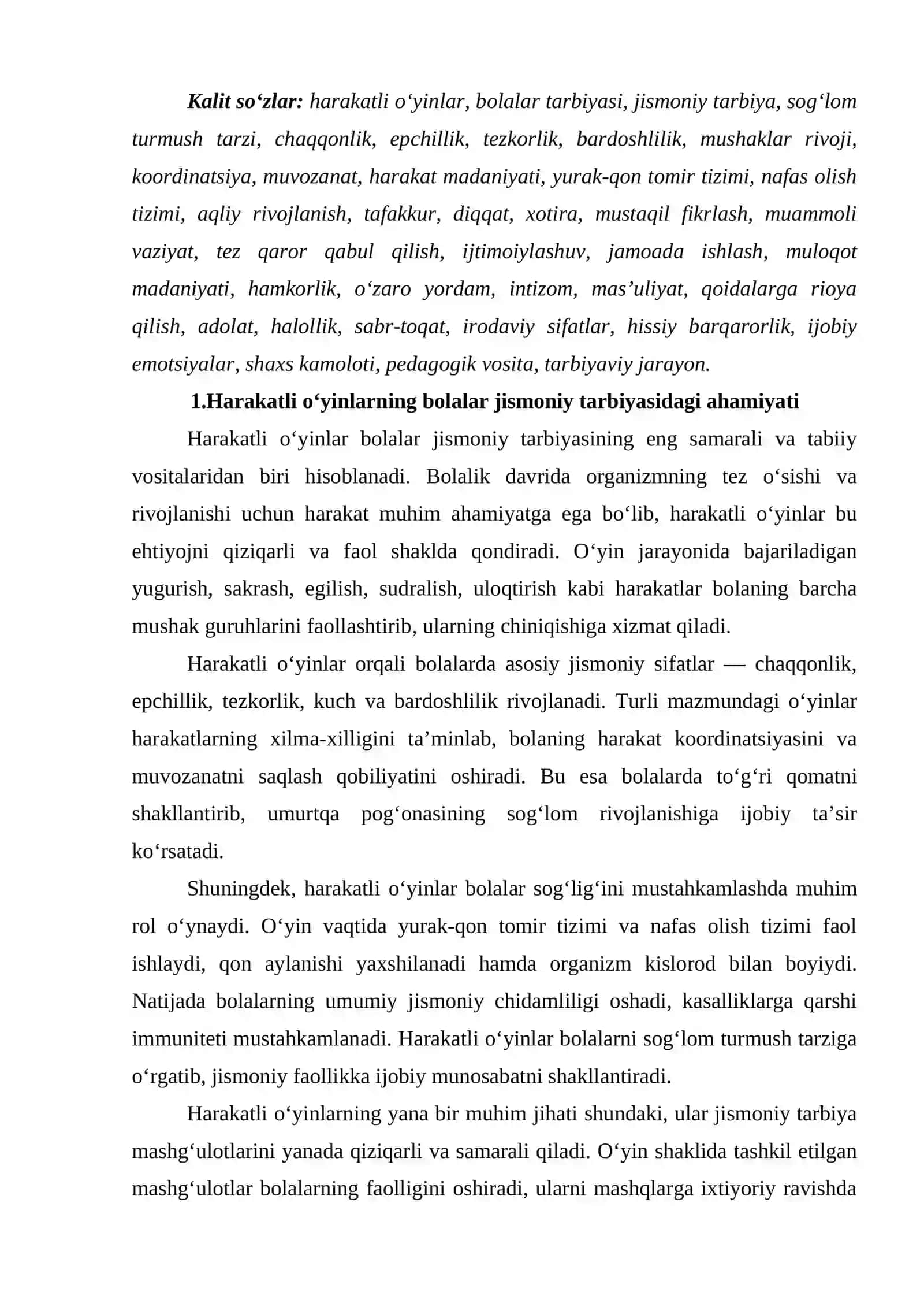 Harakatli o‘yinlarni bolalarni tarbiyalashdagi ahamiyati (takroriy) 2
