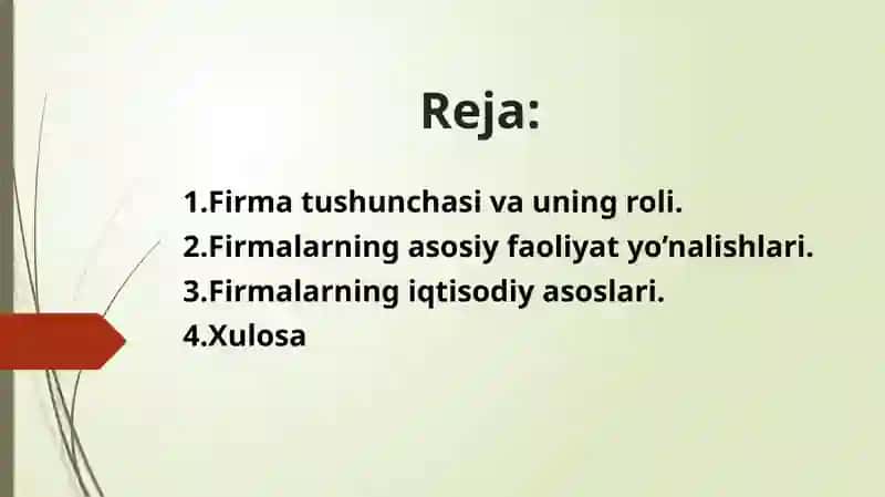 Firmavaularning tashkiliy iqtisodiyasoslari 2