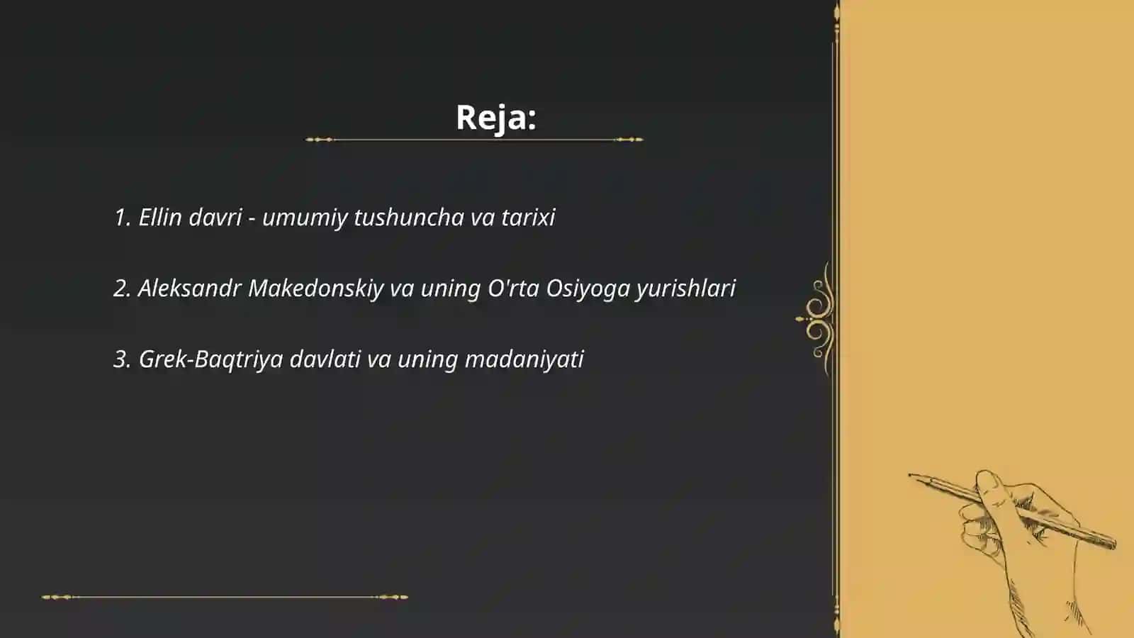 Ellin davrida O'rta Osiyo madaniyati 2