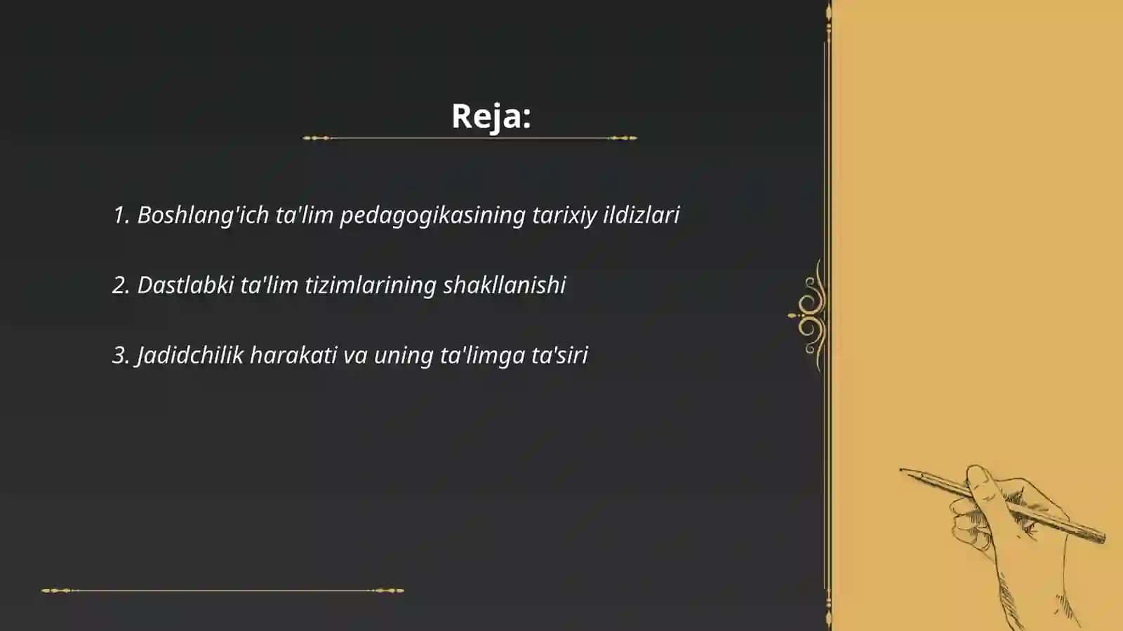 Boshlang'ich ta'lim pedagogikasining shakllanishi va rivojlanish bosqichlari 2
