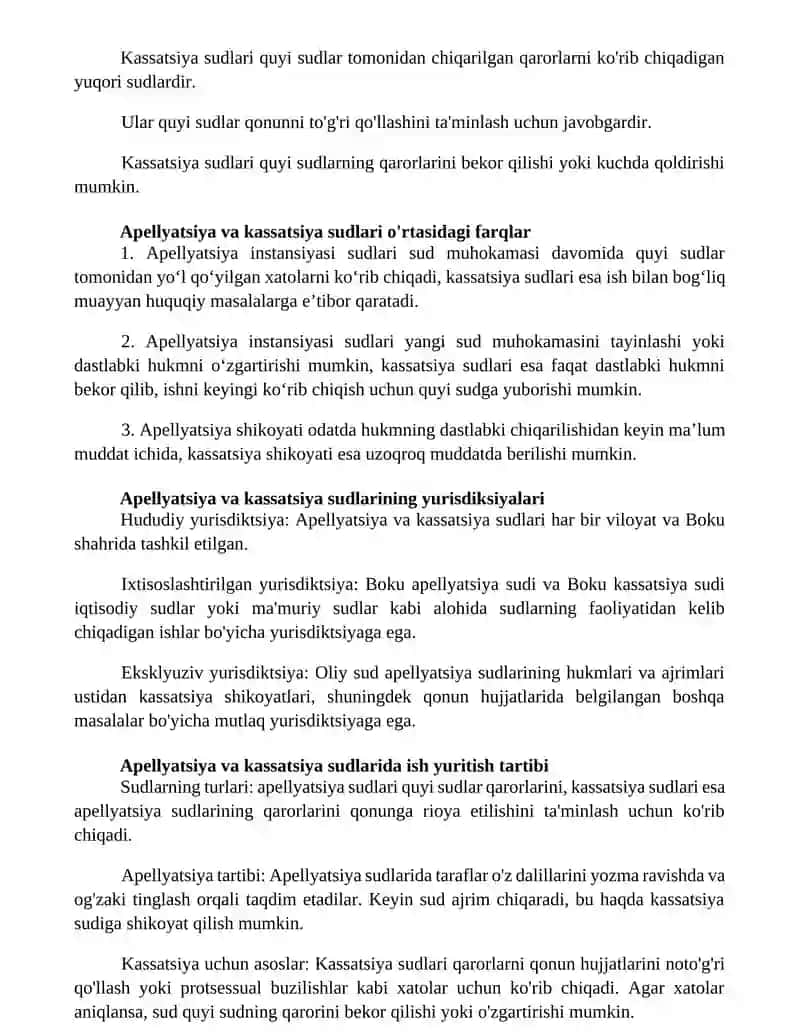 Apellyatsiya Va Kassatsiya Sudlar Tizimi 2
