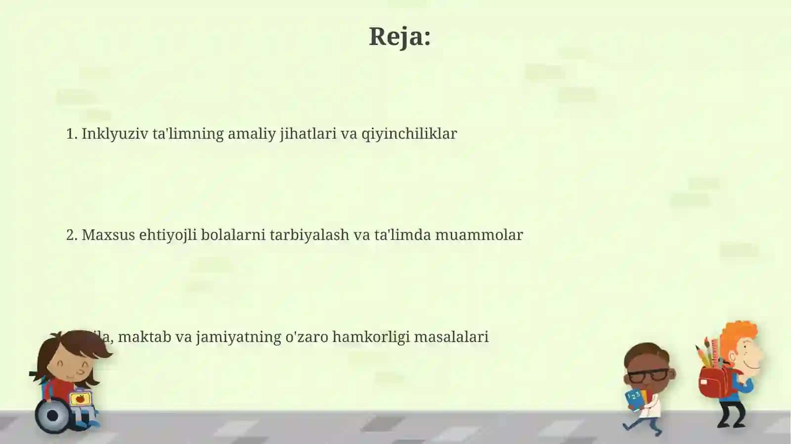 Individual ta'lim rejalari (ITR)ni ishlab chiqish va amalga oshirish 2