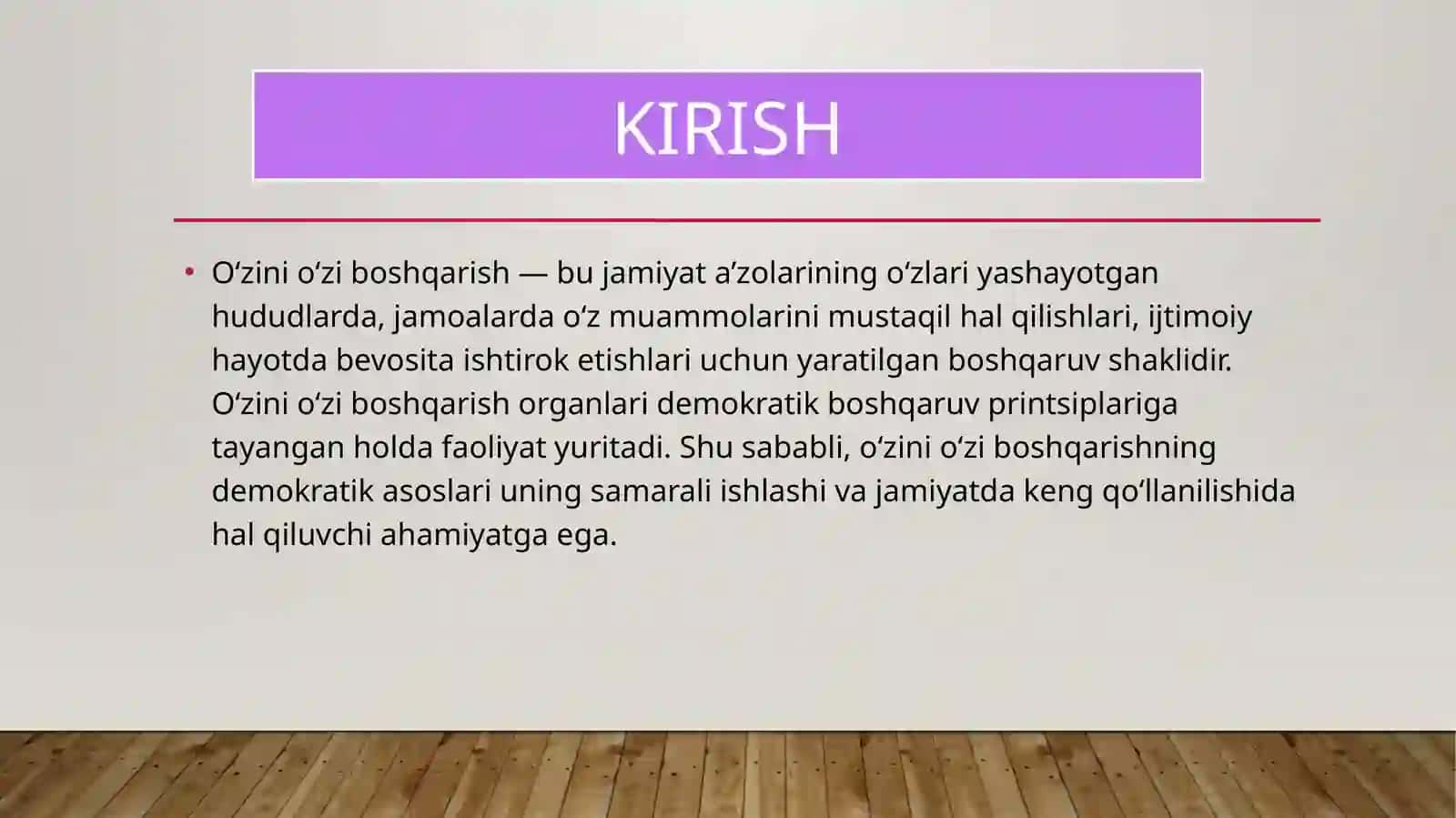 Fuqarolarning o‘zini o‘zi boshqarish organlari 2