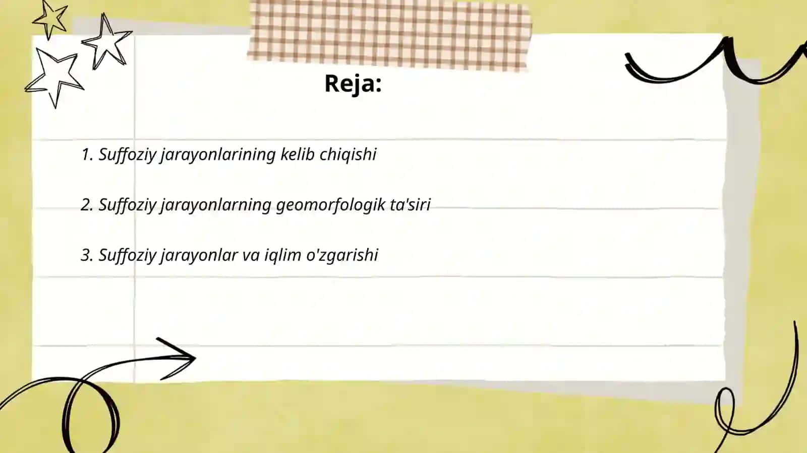 Suffoziy va karst jarayonlari 2
