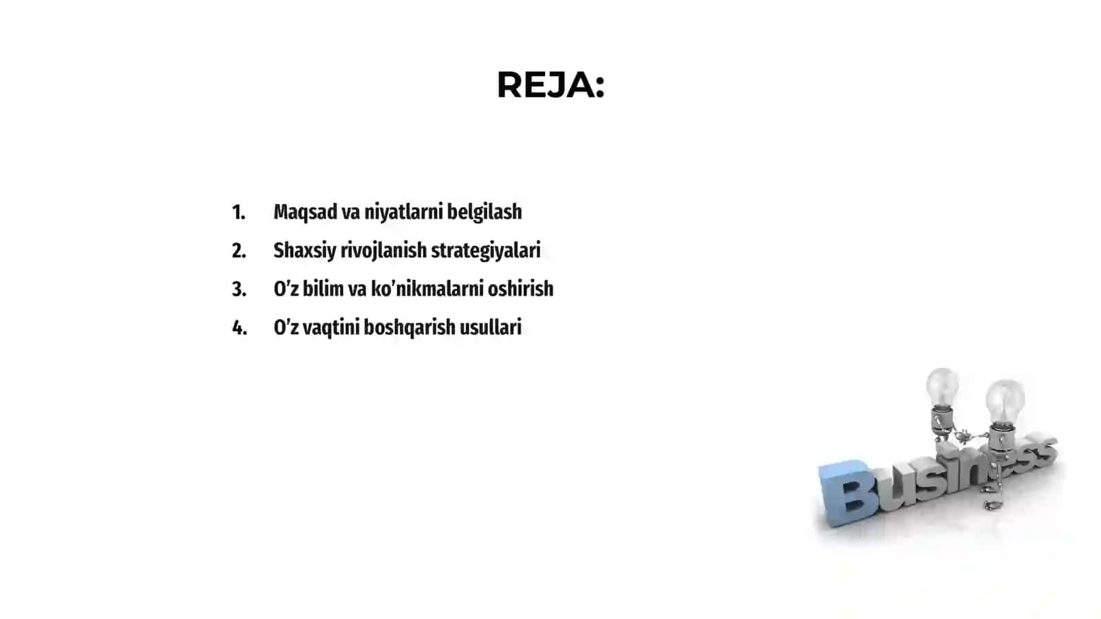 O'zini-o'zi rivojlantirish 2