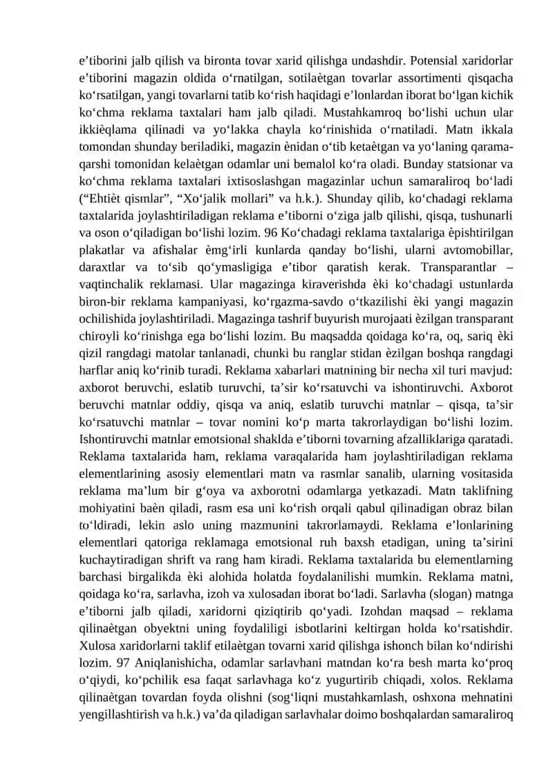 Reklama faoliyati 2