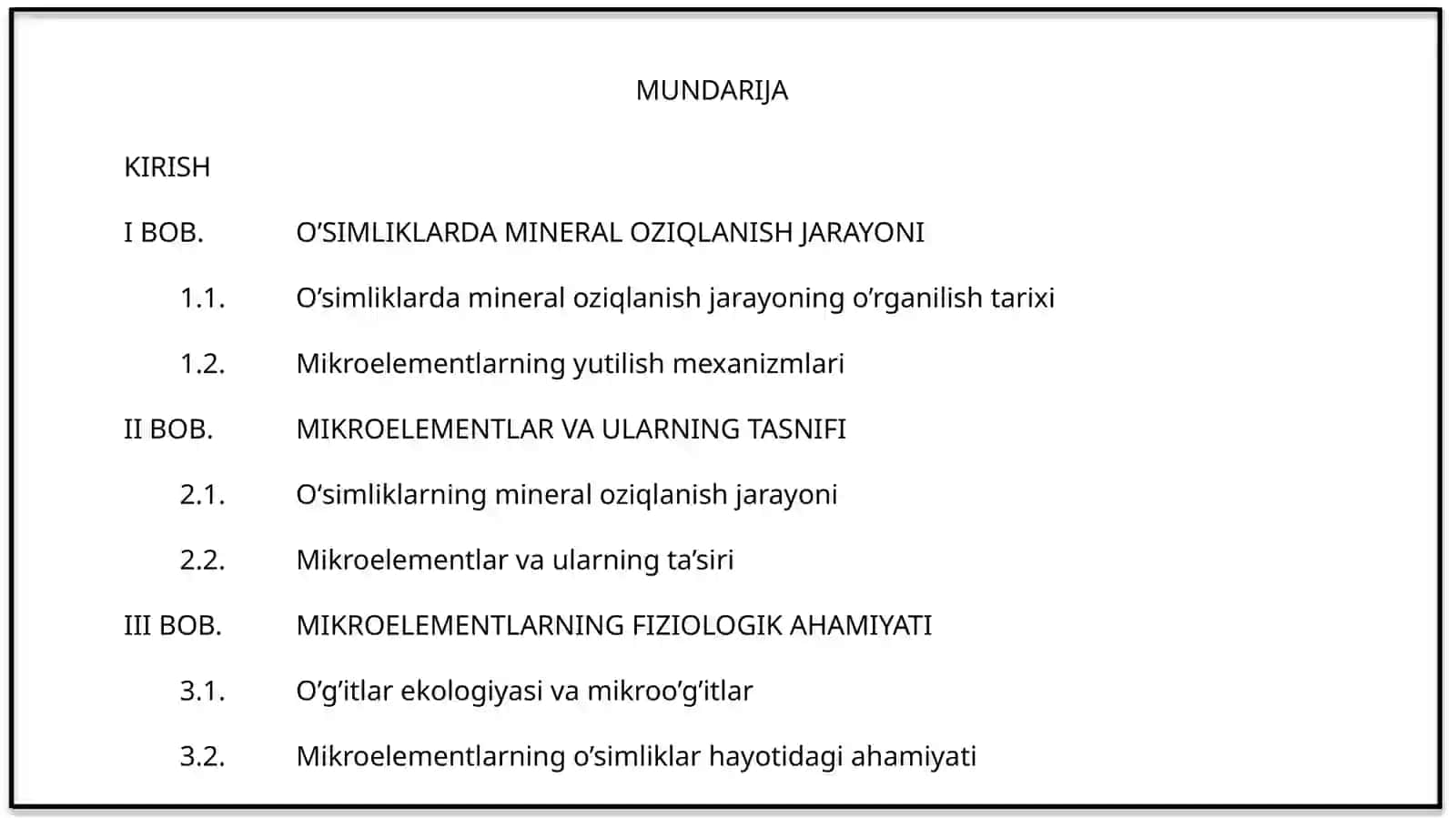 MIKROELEMENTLAR VA ULARNING FIZIOLOGIK AHAMIYATI 2