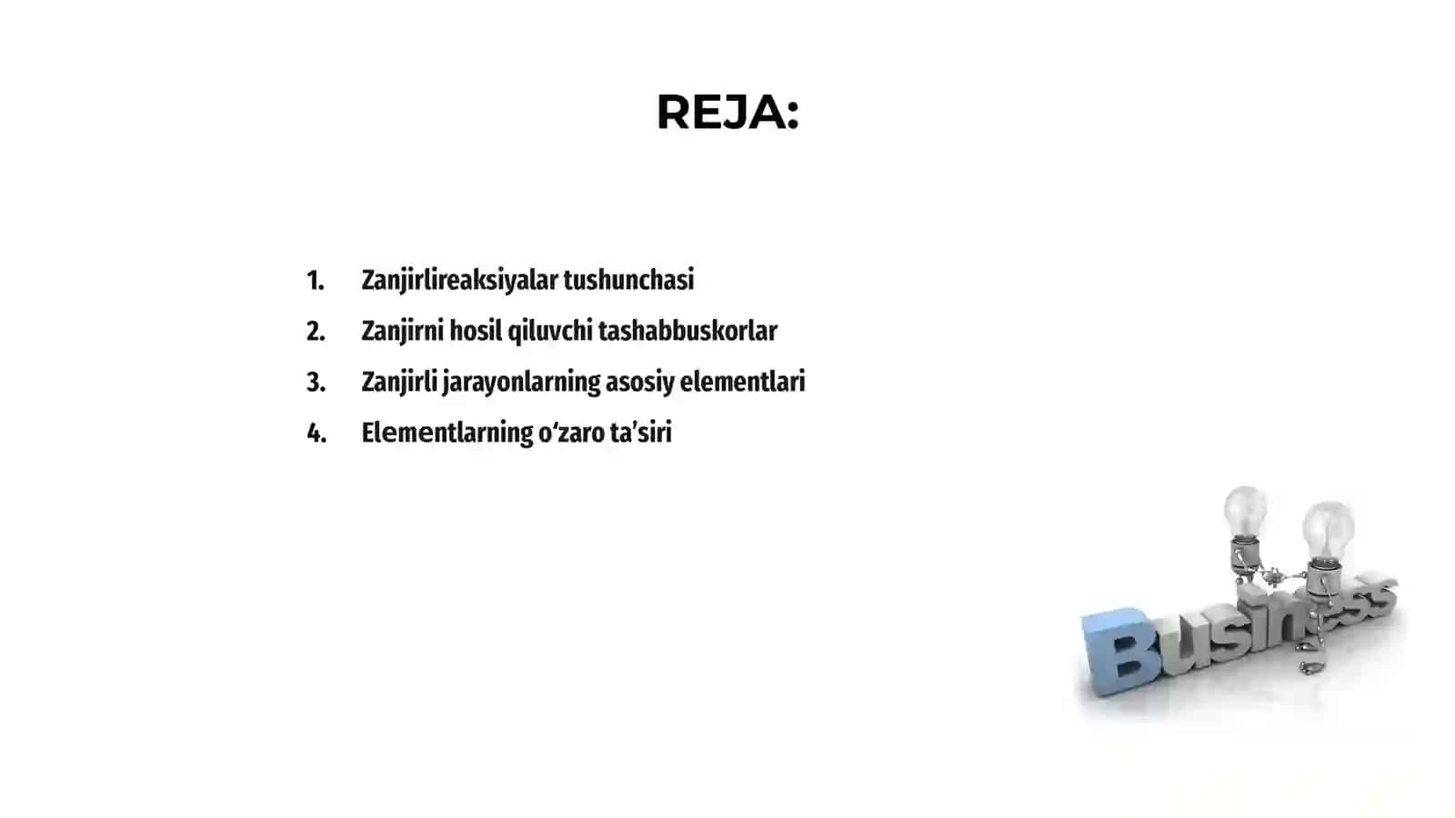 Zanjirli reaksiyalar 2