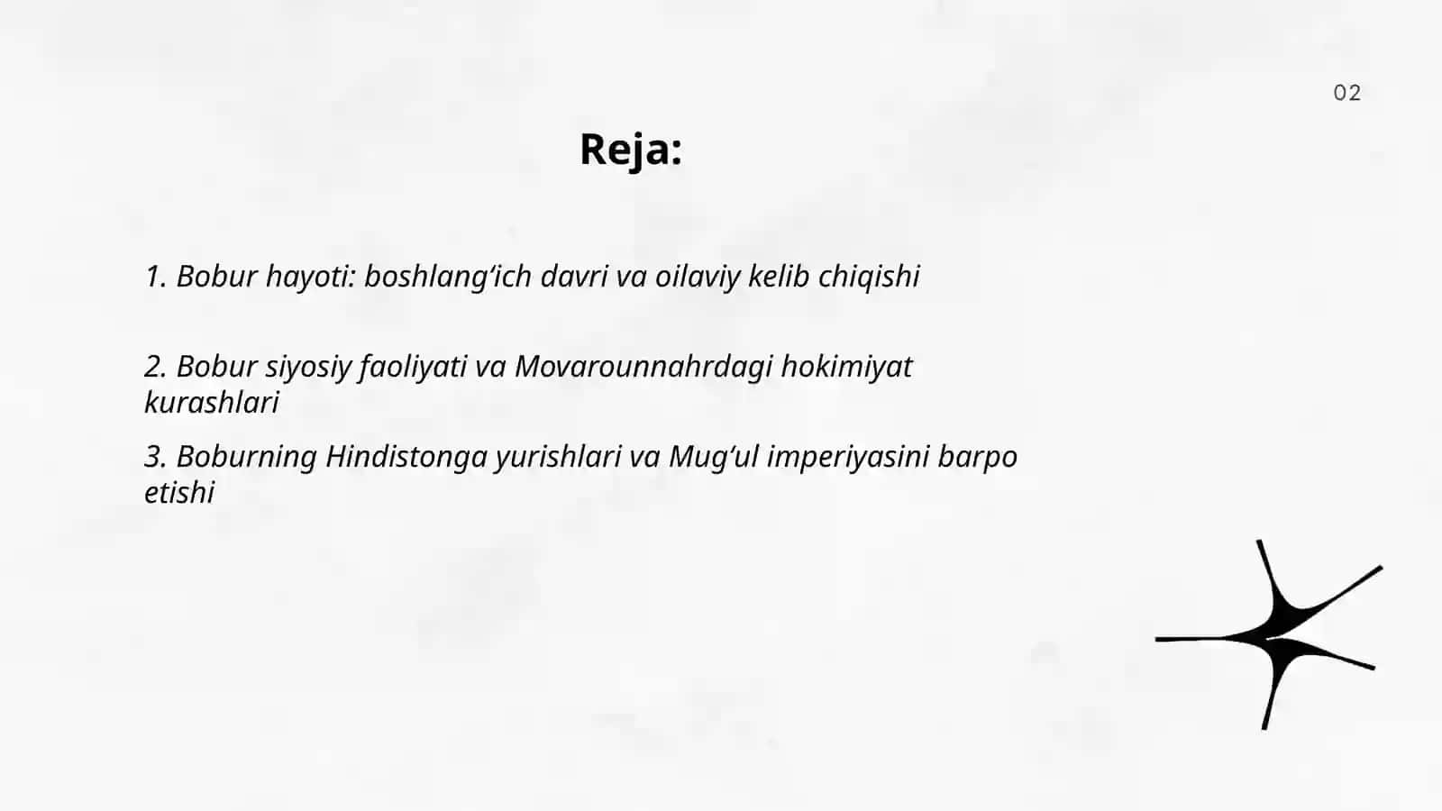 Bobur hayoti va ijodi 2