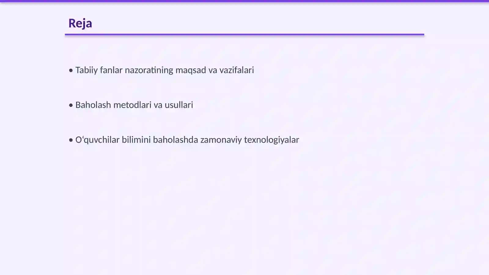 Tabiiy fanlar bo‘yicha o‘quvchilar bilimini nazorat qilish va baholash 2