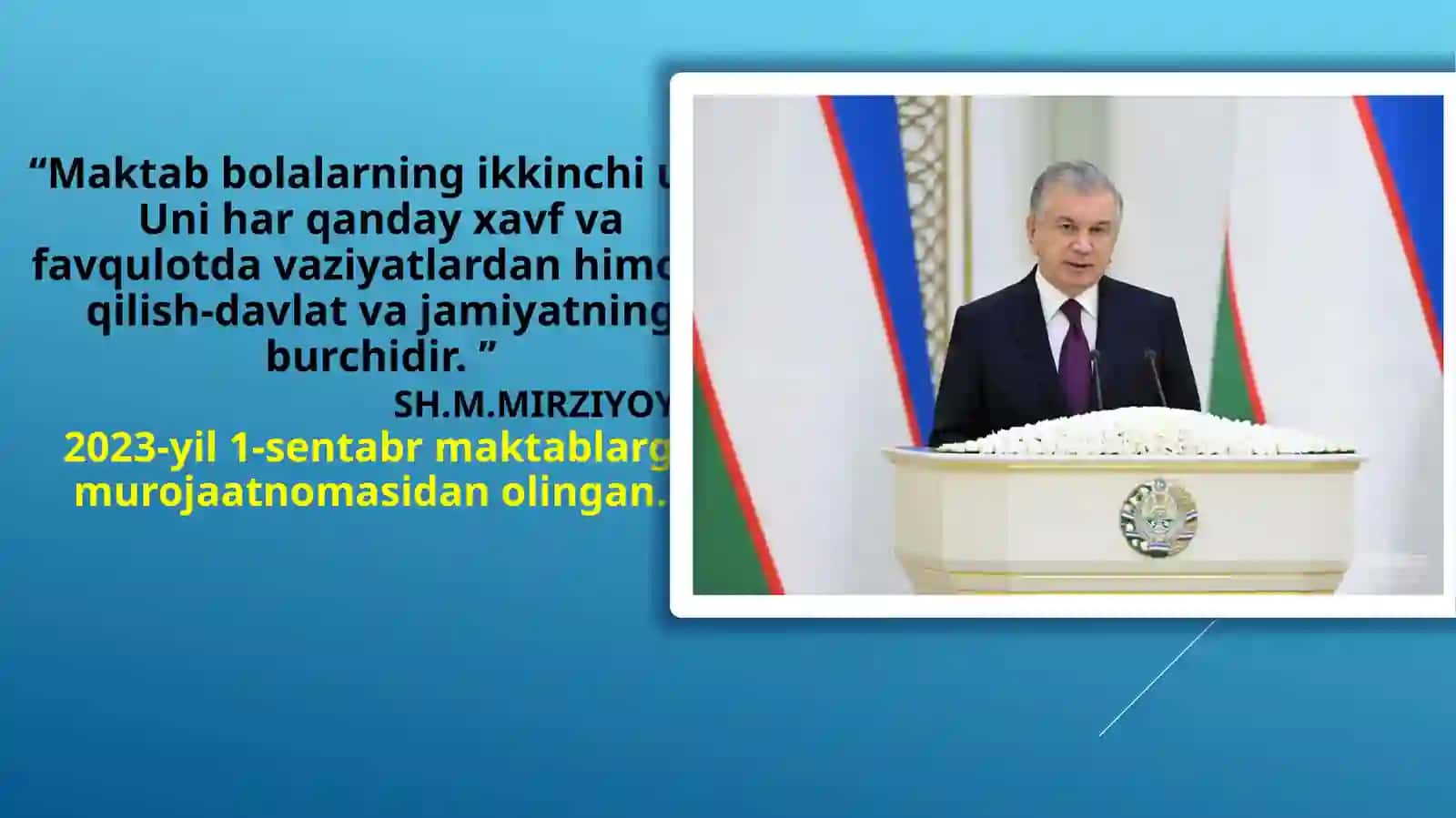 MAKTABNI FAVQULOTDA HOLATLARGA TAYYORLASH 2
