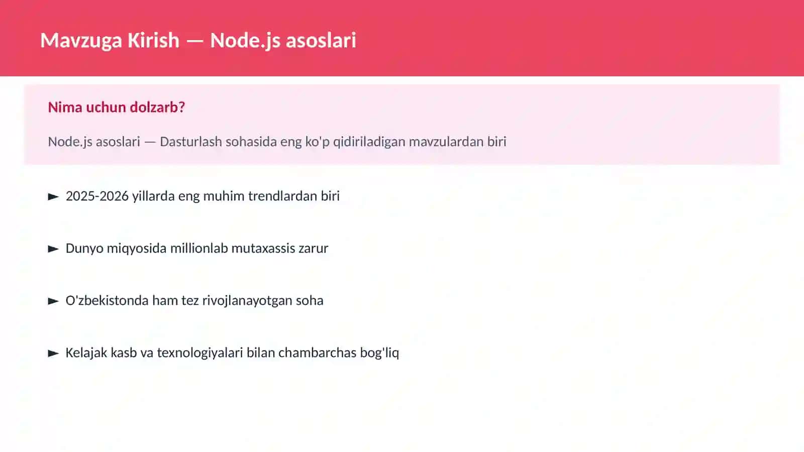 Node.js asoslari 2