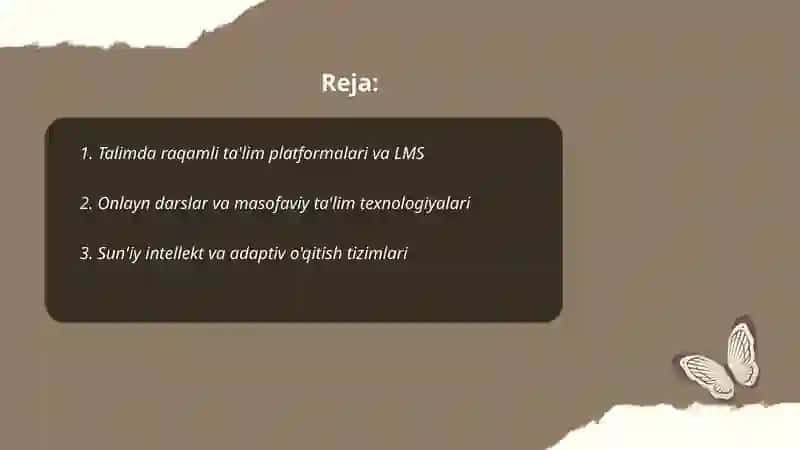 Talimda zamonaviy texnalogiyalar 2