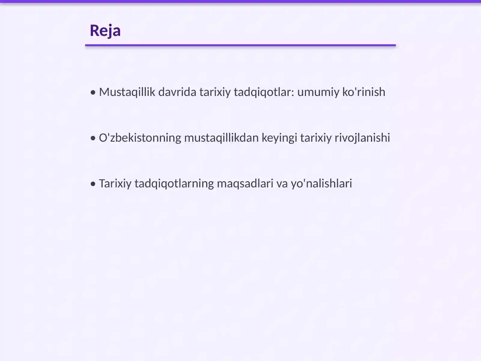 Mustaqillik yillarida olib borilgan Uzbekistan tarixiga oid fundamental tadqiqotlar 2