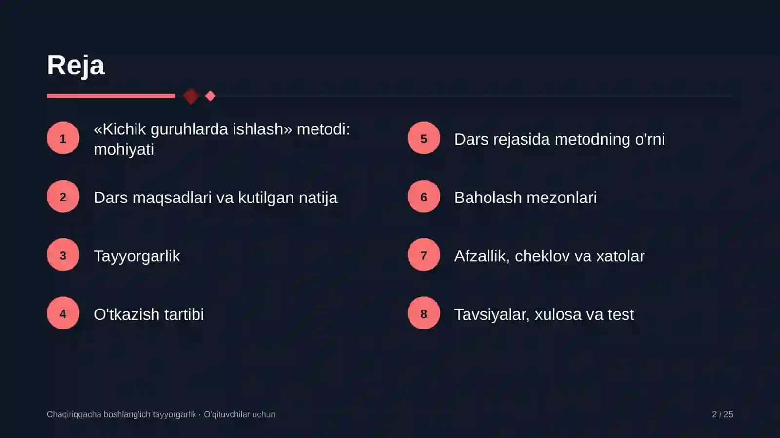 chaqiriqqacha boshlang'ich tayyorgarlik darslarida kichik guruhlarda ishlash metodidan foydalanish 1724 2