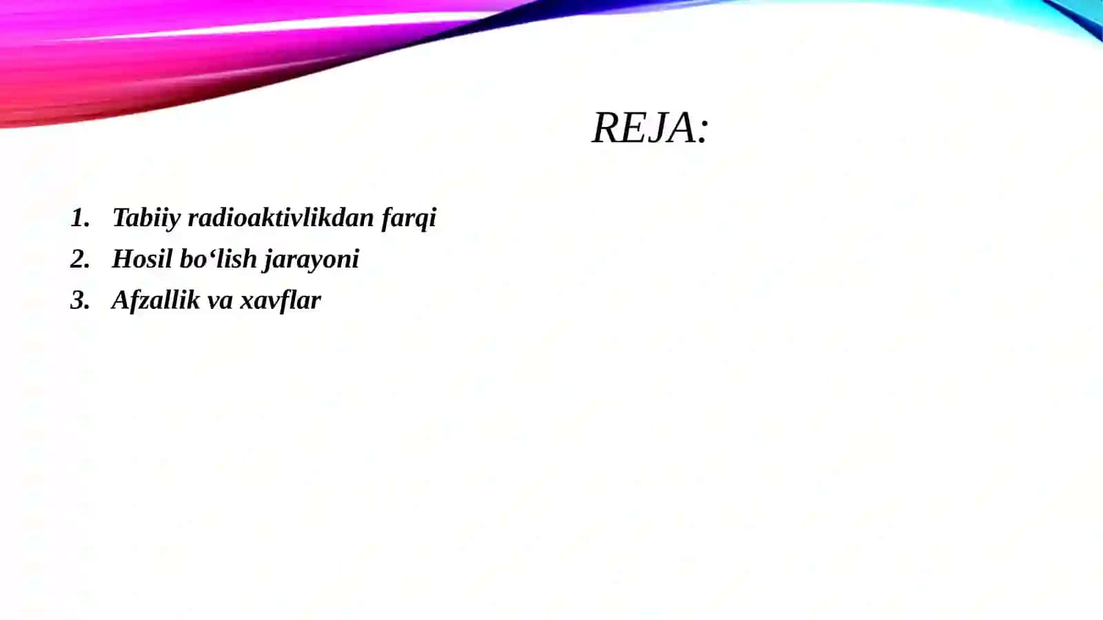 Sun’iy radiaktivlik 2