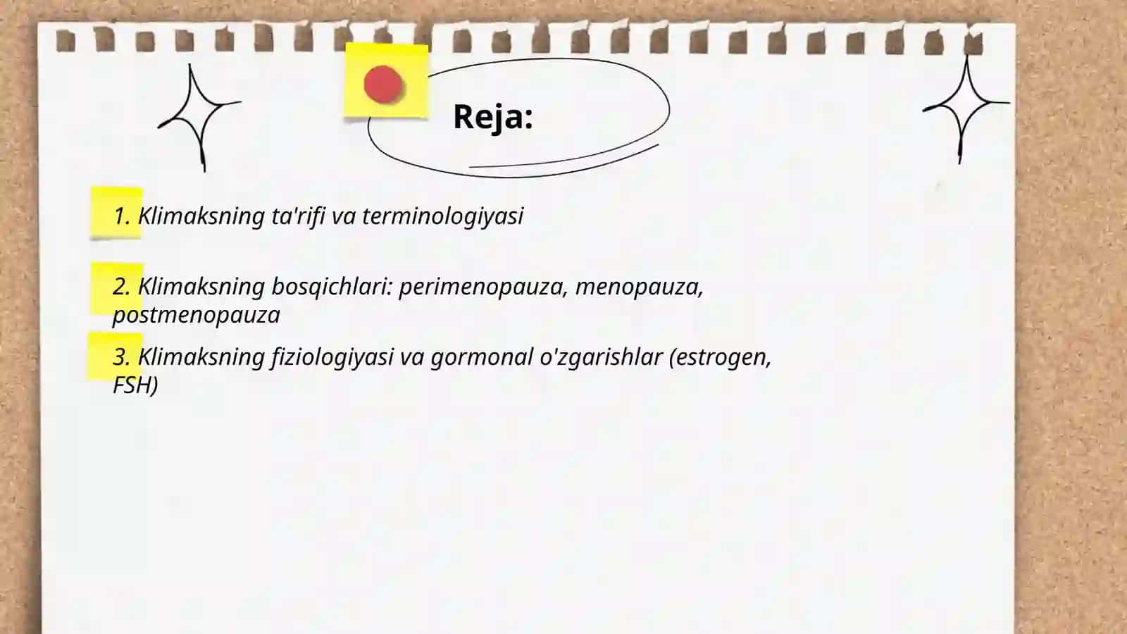 Klimaks haqida umumiy tushuncha 2