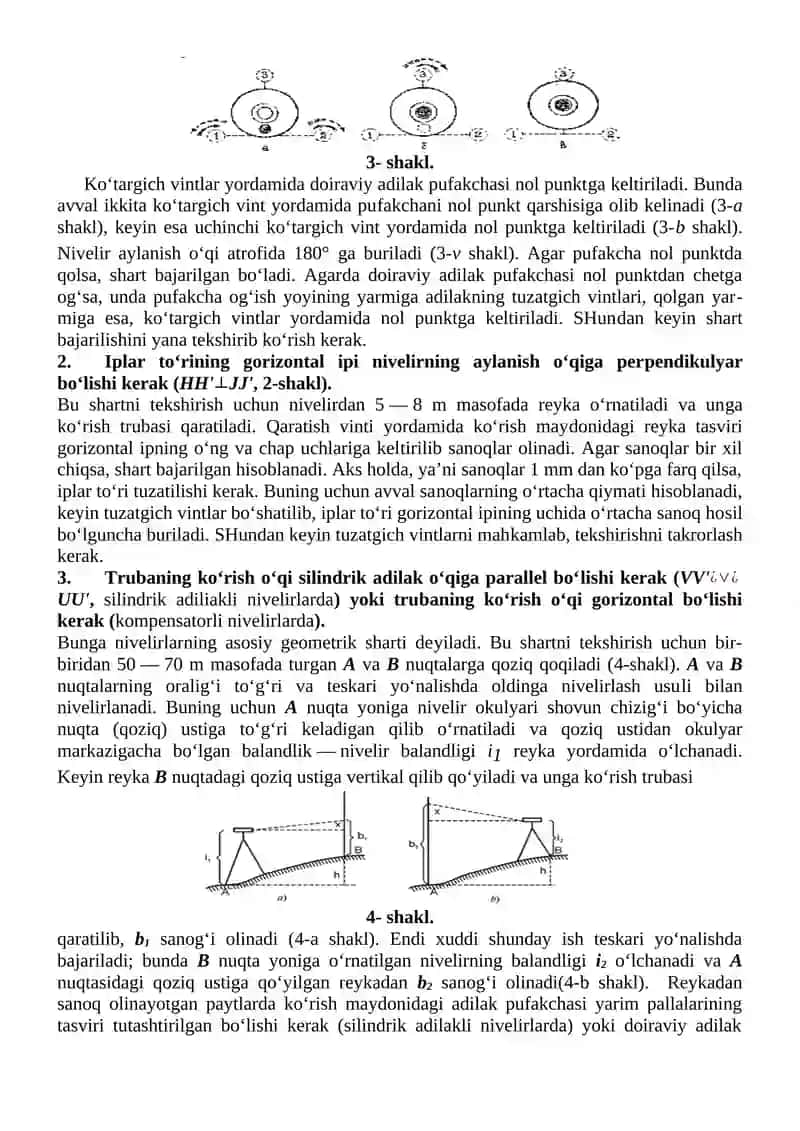 Nivelirning tuzilishi 2