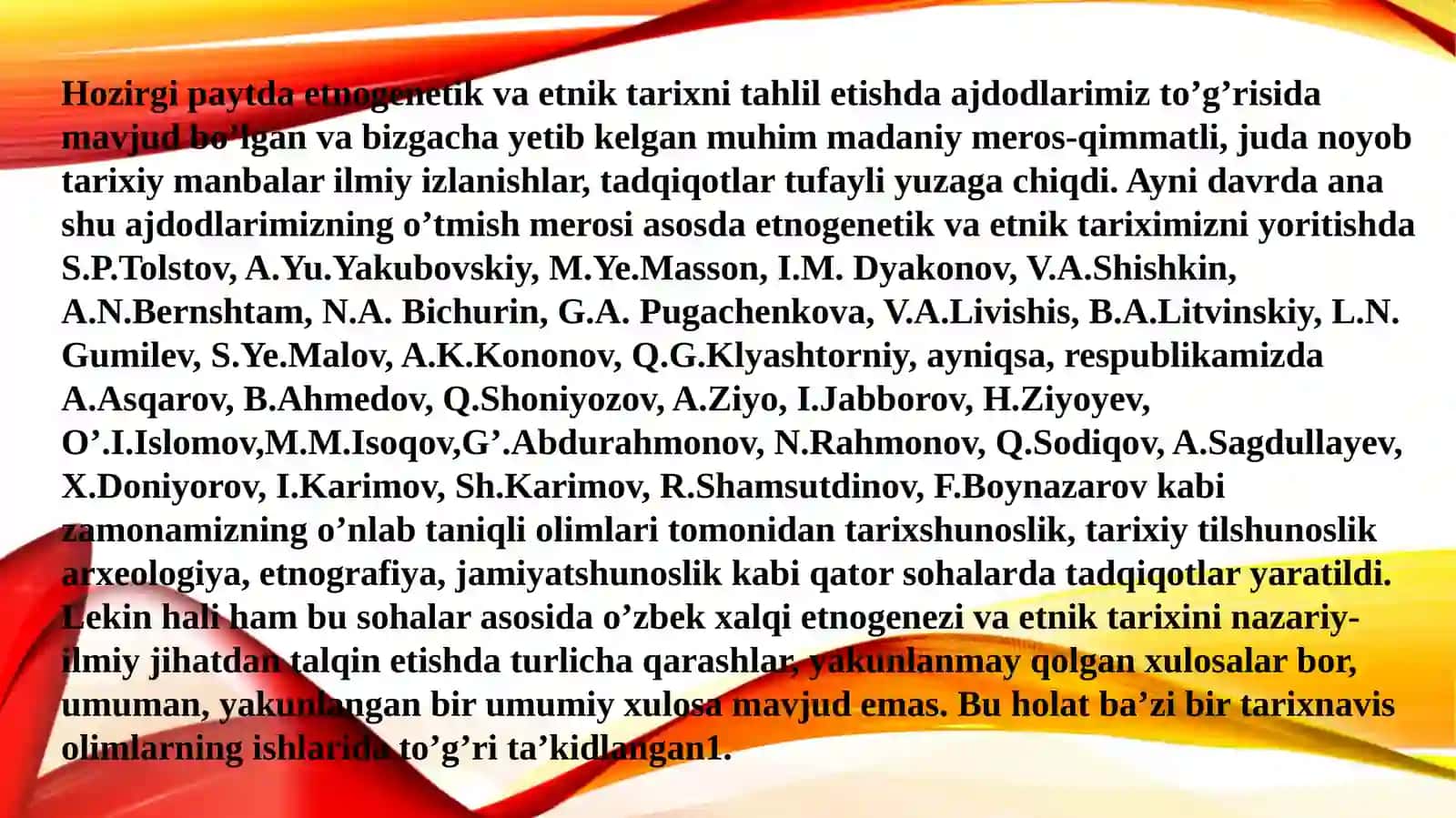 Oʻzbekxalqining shakllanish jarayoni 2