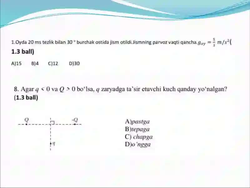 Kreativ fikrlashga doir mantiqiy masalalar 2
