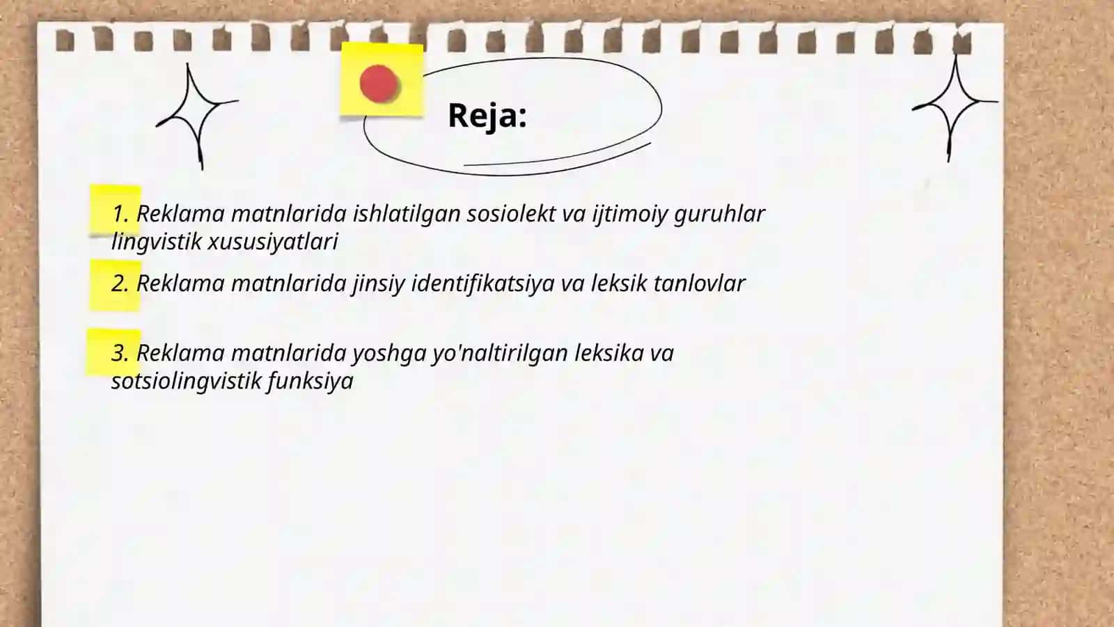 Reklama matnlarida ishlatilgan leksik birliklarning sotsiolingvistik talqini 2