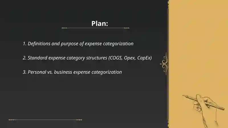 Expense categorization 2