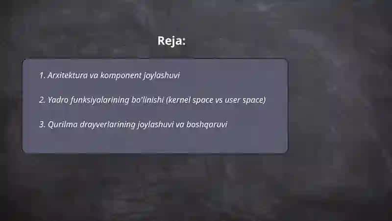 Monolitik yadro vamikro yadro farqlari 2